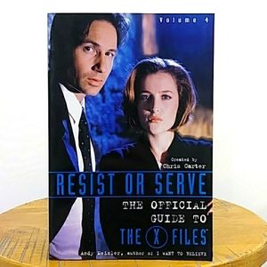 Vintage 1999 Resist or Serve The Official Guide To The X-Files Volume 4 Book
